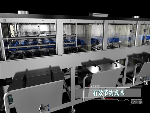 全自動洗筐機，大洋牌周轉(zhuǎn)箱清洗機，啤酒筐清洗機