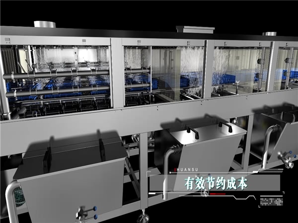 周轉(zhuǎn)箱清洗機(jī)，塑料盤筐清洗機(jī)，水果筐清洗機(jī)，價(jià)格采購