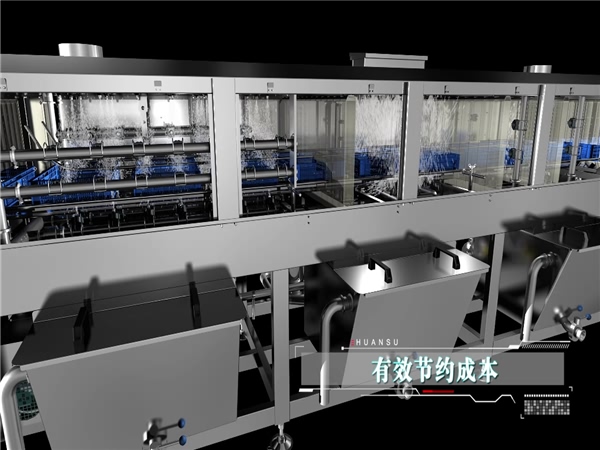 供應(yīng)洗筐機，周轉(zhuǎn)箱清洗機，全自動洗框設(shè)備，環(huán)速洗筐機價格