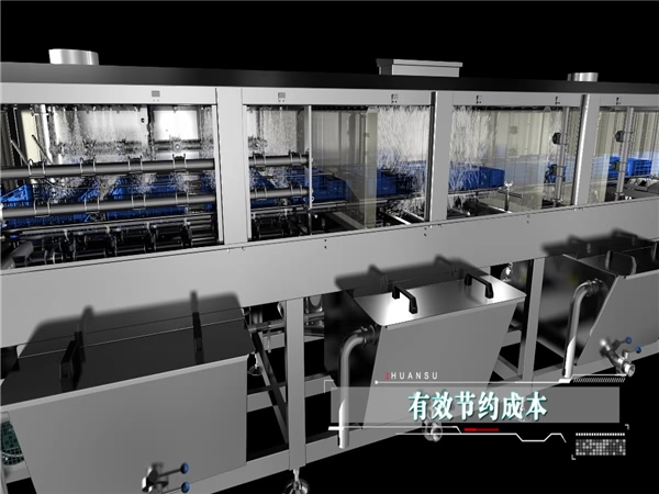 大型洗筐機(jī)，塑料筐清洗機(jī)，周轉(zhuǎn)箱清洗機(jī)